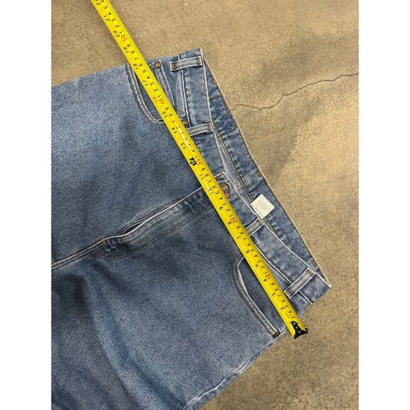 Vintage Levis 540 Flex Orange Tab Mens 38x30 Light Wash Jeans Hemmed 28 Inseam - Picture 3 of 6